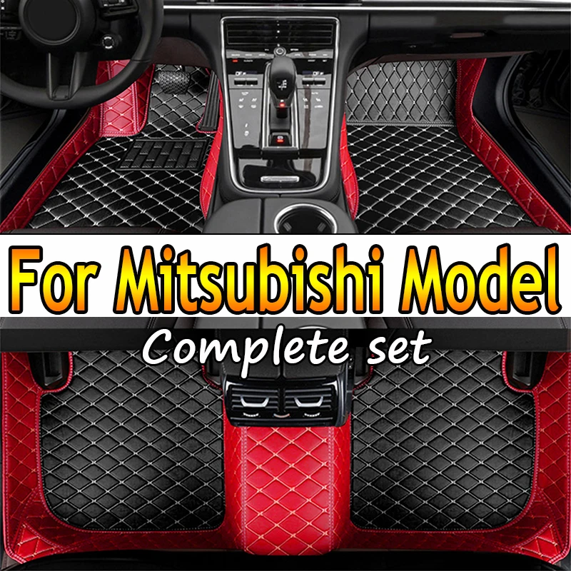 Car Floor Mats For Mitsubishi Outlander Pajero Eclipse ASX Galant Car - £73.15 GBP