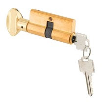 Prime-Line K 5062 Key Cylinder with Thumbturn, Solid Brass Construction, Polishe - £34.88 GBP