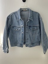 Vintage Women’s Guess Denim Jean Jacket Button Up Size L - £30.07 GBP
