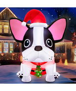 5FT Christmas Inflatables Decorations Outdoor Built-In Bright Leds, Cute... - €44,46 EUR