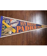 Vintage MLB San Diego Padres Logo MLB Pennant Banner Wincraft Made USA b... - $17.77