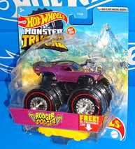 Hot Wheels 2021 Monster Trucks Rodger Dodger w/ Re-Crushable Car Treasur... - $20.00