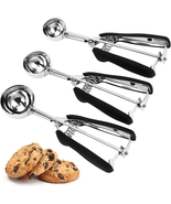 Cookie Scoop Set, 3Pcs Ice Cream Scoop, Cookie Scoops for Baking Set of ... - $22.69