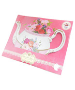 Tea Party Supplies Talking Tables Party Decor Teapot Table Topper Flower... - $12.95