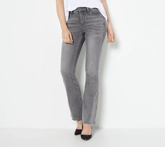 Laurie Felt Petite Silky Denim Bootcut Jeans Washed Grey, X-SMALL - £30.21 GBP