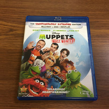 Muppets Most Wanted Blu ray DVD Ty Burrell, Ricky Gervais, Tina Fey - £7.33 GBP