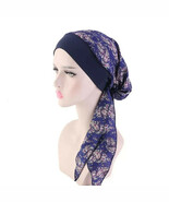Orysin Pre-Tied Turban Hat Headwear Hair Loss Muslim Hijab Chemo Scarf Cap - $13.89 CAD