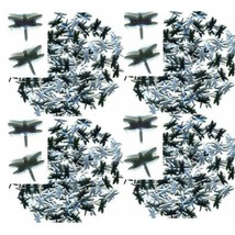 12 Pieces DRAGONFLY Smooth Nailhead 10mm Hot Fix SILVER - $5.69 CAD