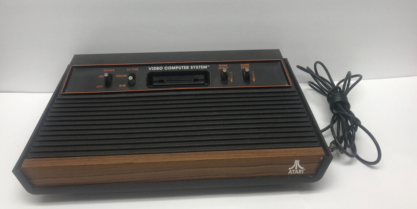 Atari Video Computer Game System CX2600A Edition Woodgrain Console - $44.55