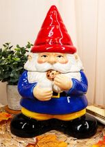 Ebros Whimsical Sweet Tooth Gnome Ceramic Cookie Jar With Air Tight Lid ... - $696.89 MXN