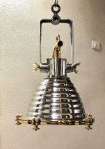 Replica Nautical Aluminium Brass Cargo Wiska Ceiling Pendant Spot Light – Medium - $283.14