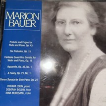 Marion Bauer Eskin Boldin Moresanu Piano Flute Violin Cd - £11.58 GBP