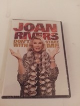 Joan Rivers Don&#39;t Start With Me DVD and CD 2013 Brand New Factory Sealed - £10.23 GBP