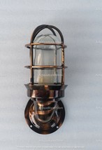 Amrican Outdoor Indoor Heavy Brass Wall Lamp Industrial Lamp Japanned Fi... - £320.82 GBP