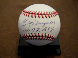 Gil Mcdougald 1951 A.L. Roy Ny Yankees Signed Auto Vintage Oal Baseball Tristar - £93.32 GBP