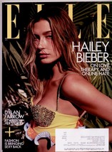 HAILEY BIEBER on cover of ELLE MAGAZINE APRIL 2021, +Dylan Farrow, Sexy ... - £17.02 GBP