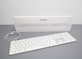 Apple Magic Keyboard A2520 with Touch ID and Numeric Keypad MK2C3LL/A - ... - $79.99