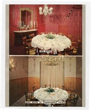 Commander&#39;s Palace 1880 Room &amp; Gold Room Postcard New Orleans Louisiana - £9.33 GBP