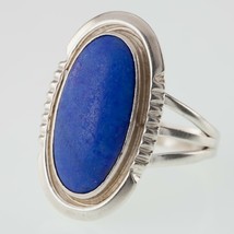 Will Denetdale Sterling Silver Lapis Lazuli Ring Sz 5.75 - £59.53 GBP