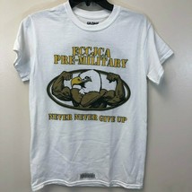 Gildan DryBlend Men's Small White T-Shirt ECCJCA Pre-Military Hell Week 2018 - $8.99