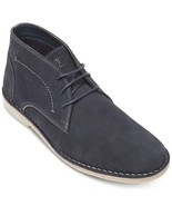 Size 7.5M New Kenneth Cole Reaction Men&#39;s Navy Passage Suede Boots Shoes - $34.28 CAD