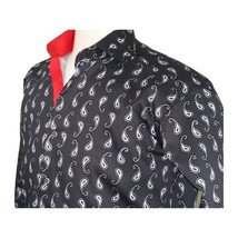 Men Shirt J.Valintin Turkey Usa Egyption Cotton Axxess Style 4S96-03 Black image 6