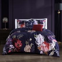 Deep Purple Garden 100% Cotton 5-Piece Set Comforter - $139.64 - $147.86