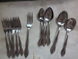 Oneida Community Chatelaine Stainless flatware 13 Pieces Knives Forks Sp... - $32.43