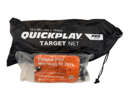 Quickplay Pro Series Soccer/Football Goal Target Net 12 x 6 FT Black - $61.13