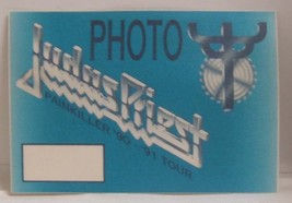 JUDAS PRIEST - VINTAGE ORIGINAL CONCERT TOUR CLOTH BACKSTAGE PASS ***LAS... - £11.21 GBP