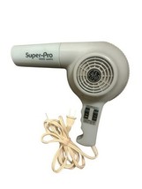 VTG GE General Electric Super Pro Hair Blow Dryer 1500 Watts F1 Pro 6 Bl... - $279.14 MXN