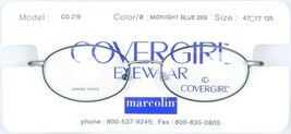 NEW COVERGIRL CG219 269 MIDNIGHT BLUE EYEGLASSES GLASSES CG-219 47-17-13... - €15,37 EUR