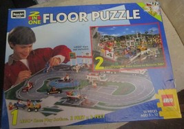 LEGO Rose Art Floor Puzzle 2 In 1 1996 Racing Series complete - £10.97 GBP