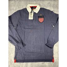 Polo Rugby Canterbury Bleu USA~Neuf Avec Étiquettes Toutes Tailles~ - $34.84 CAD