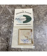 Miniature Artwork Dollhouse Framed Butterfly Artwork Picture - $20.50 CAD