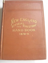 The Annual New England Official Directory and General Handbook 1878-79 Tuttle - $9.99