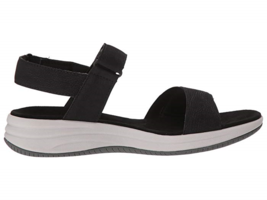 NEW EASY SPIRIT BLACK COMFORT WEDGE SANDALS SIZE 8 M $69 - $54.99