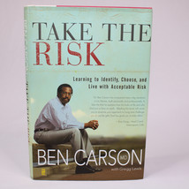 Signed Take The Risk By Ben Carson With Gregg Lewis 2008 Hardcover Book With DJ - £21.15 GBP