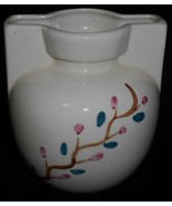 Purinton Handpainted WINGED VASE OR GREASE JAR Pussy Willow Pattern #2 - $277.82 MXN