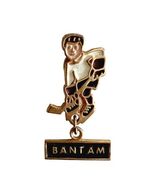 Bantam White Jersey Vintage Hockey Pin Enamel Filled Sports Collectible ... - €21,45 EUR