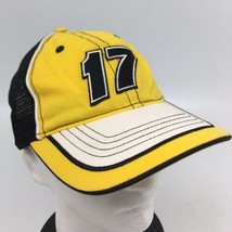 Roush Racing Matt Kenseth #17 Nascar Yellow &amp; Black Hat Cap Chase Authentics - £11.43 GBP