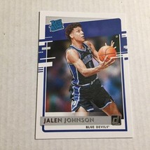 2021 Panini Chronicles Donruss Duke Jalen Johnson Rated Rookie Card #38 - $1.95