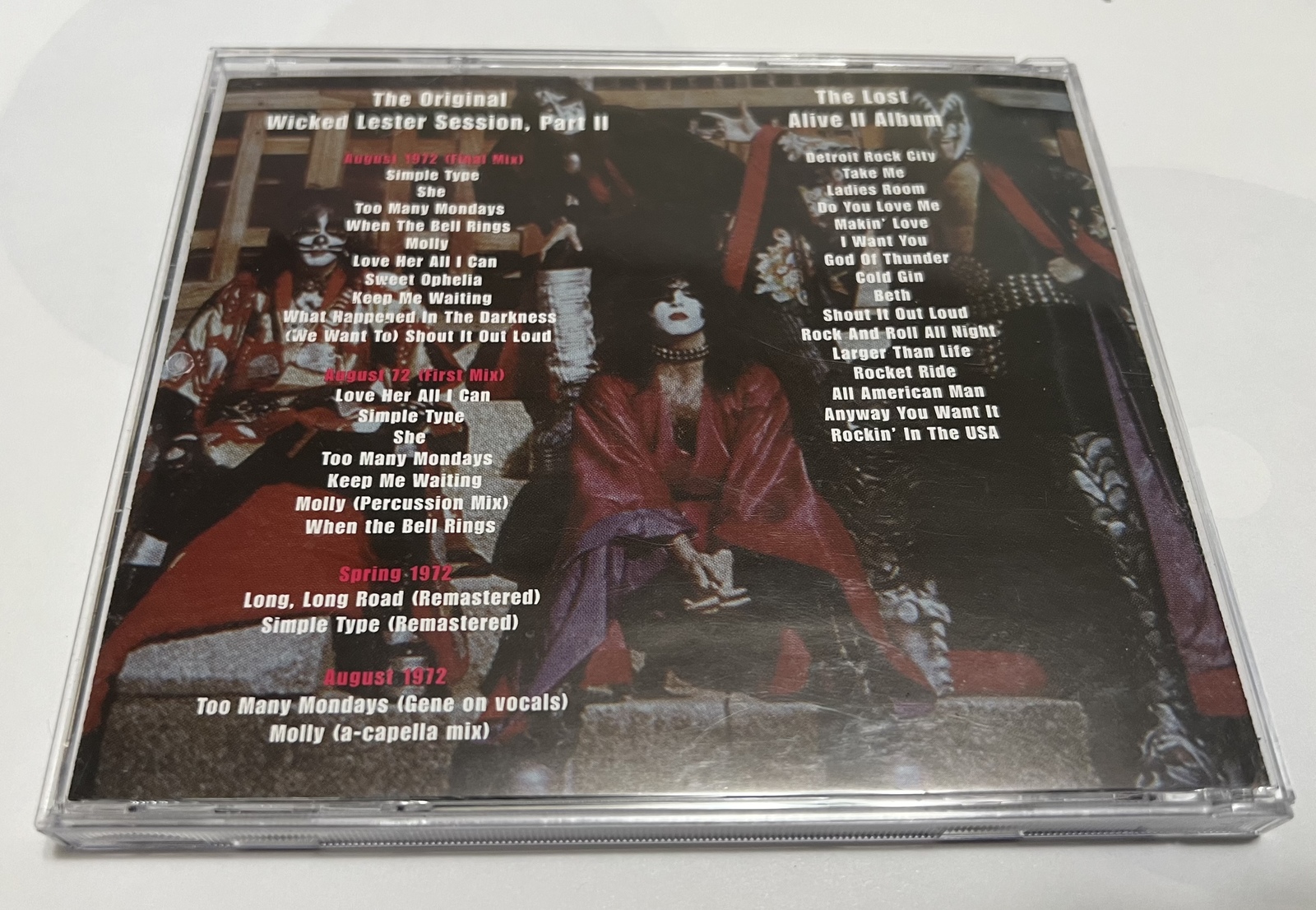 Kiss Alive ll The Lost Album & Wicked Lester Rare 2 CD Set  Item image 2