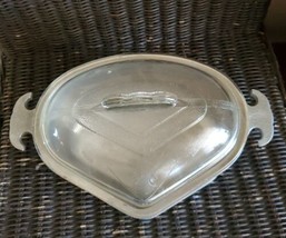 Vintage Guardian Service Aluminum Cookware Triangle Heart Shape with Gla... - $23.38