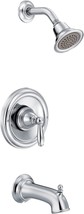 The Moen Brantford Chrome Positemp Pressure Balancing Tub And Shower Tri... - $94.92