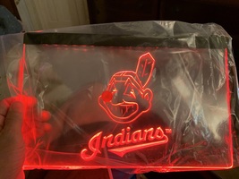 Cleveland Indians Logo Illuminated Led Neon Sign Home Decor, Lights Décor Art - £20.70 GBP+