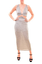 Finders Keepers Womens Dress Maxi Wonderful Maxwell Marle Grey Size S - £33.78 GBP