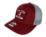 University of Alabama Crimson Roll Tide Patch Adjustable Snapbak Grey Tr... - $21.56