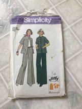 Simplicity 6529 Pattern Pants Jacket Misses Size 10 Uncut Vintage 1974 - $15.04