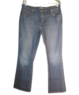 Levi&#39;s Bootcut 515 Distressed Bootcut Medium Wash Denim Jeans Women&#39;s Si... - £14.16 GBP